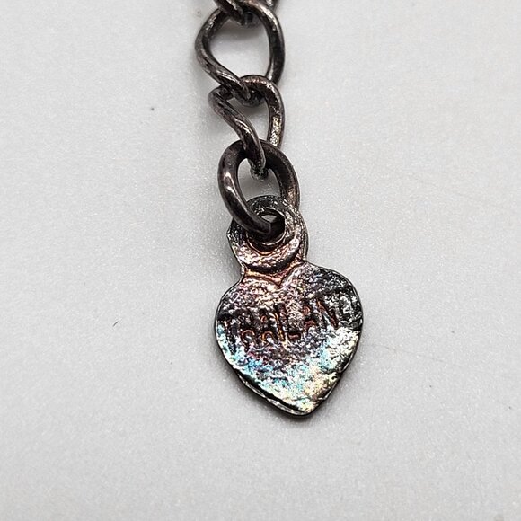 VTG Nakamol Thailand Bib Collar Statement Necklace Beaded Black Gray - Picture 10 of 14